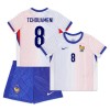 Maillot de Supporter France Tchouameni 8 Extérieur Euro 2024 Pour Enfant